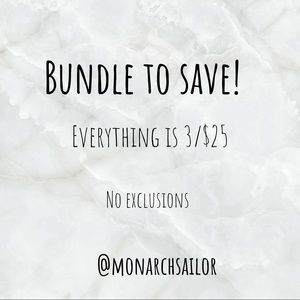 Bundle anything in my closet 3/$25